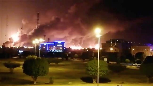 Fire at Saudi oil products terminal; missile hits officers' camp
