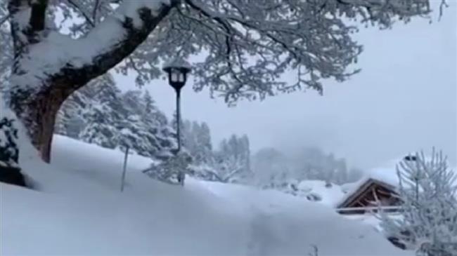 Italian Dolomites slammed by heavy snowfall