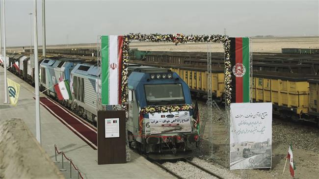 Iran, Afghanistan officially inaugurate highly strategic Khaf-Herat railroad