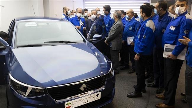 Iran unveils new home-made car amid surge in output