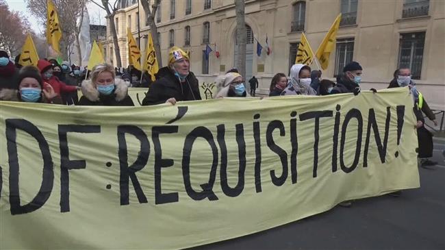 French rally to protest housing crisis