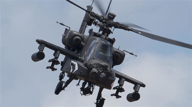‘US military’s Apache helicopter crashes in northeastern Syria’