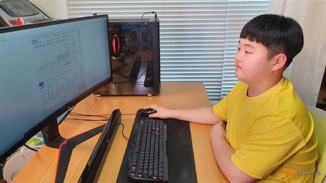 South Korean boy, 12, gaining 43% on stocks