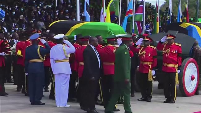 African leaders pay their respects to late Tanzania president