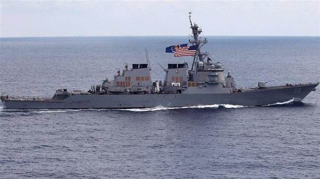 Passage of US destroyer through Taiwan Strait endangers peace, stability: China