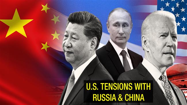 US tensions with Russia and China