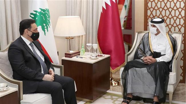 Lebanon's Diab seeks help from Qatar to handle economic crisis