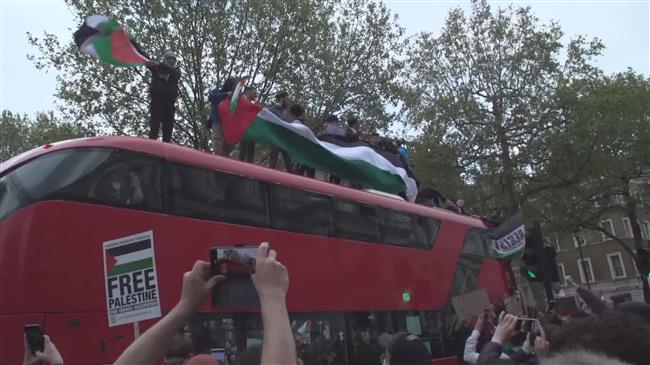 London rallies for Palestine