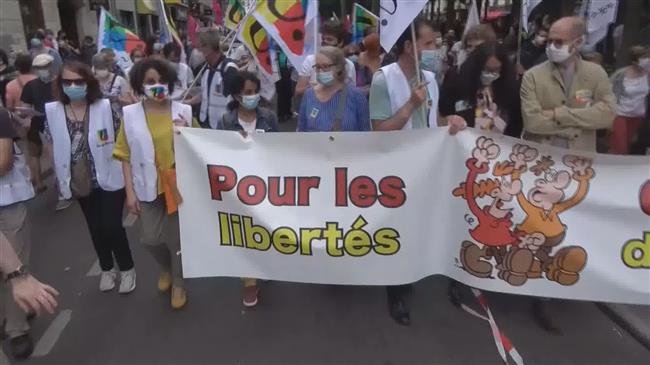 France marches for liberties