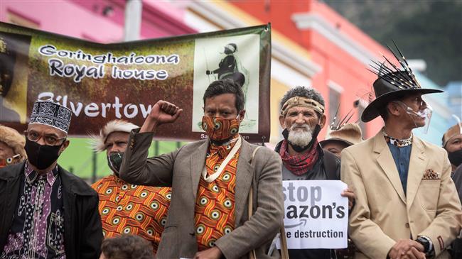 South Africa's indigenous groups protest Amazon HQ on ancestral land