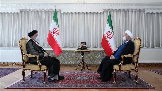 President Rouhani, President-elect Raeisi meet for 2nd time weeks before transition