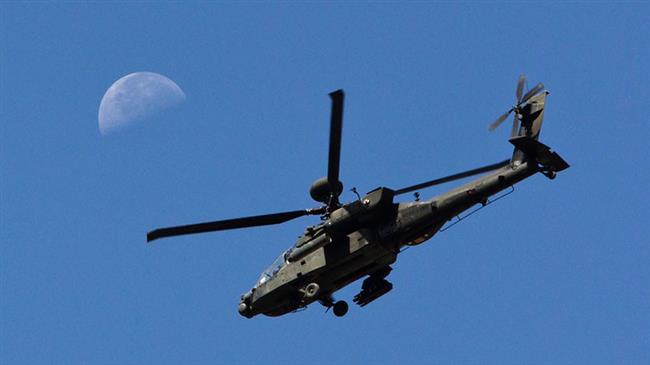 Thermal cameras record US choppers transferring Daesh terrorists across Iraq, PMU leader says