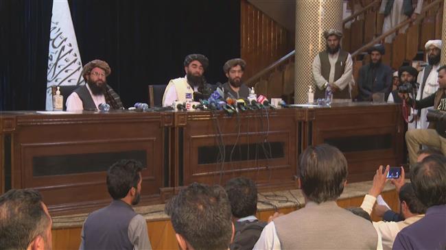 Taliban spokesman holds his first-ever press conference in Kabul